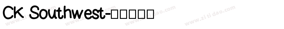 CK Southwest字体转换